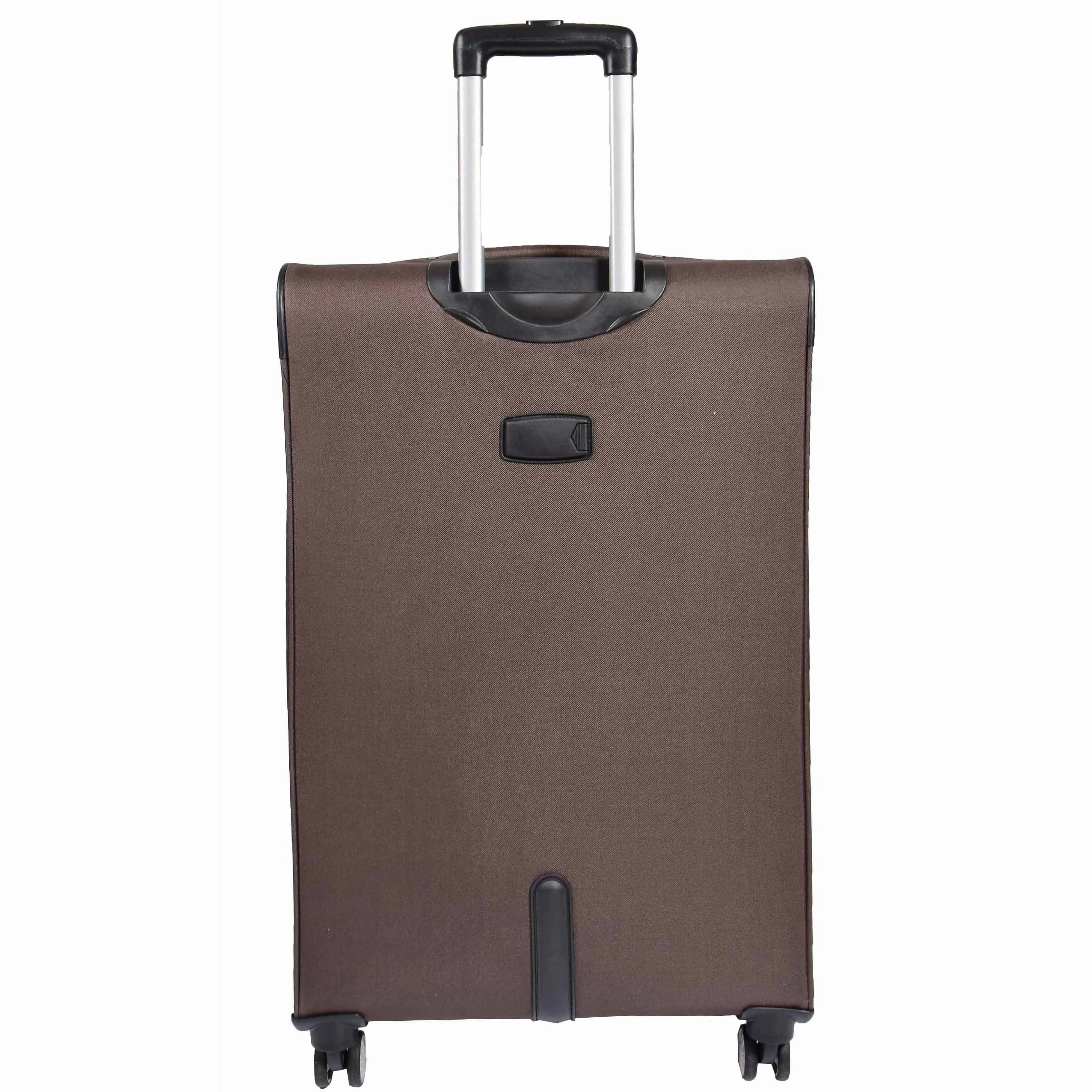 DR549 Expandable 8 Spinner Wheel Soft Luggage Brown