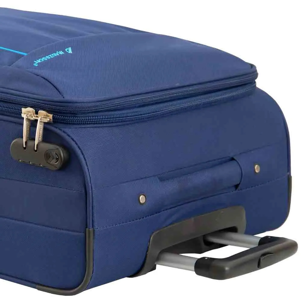 DR549 Expandable 8 Spinner Wheel Soft Luggage Navy