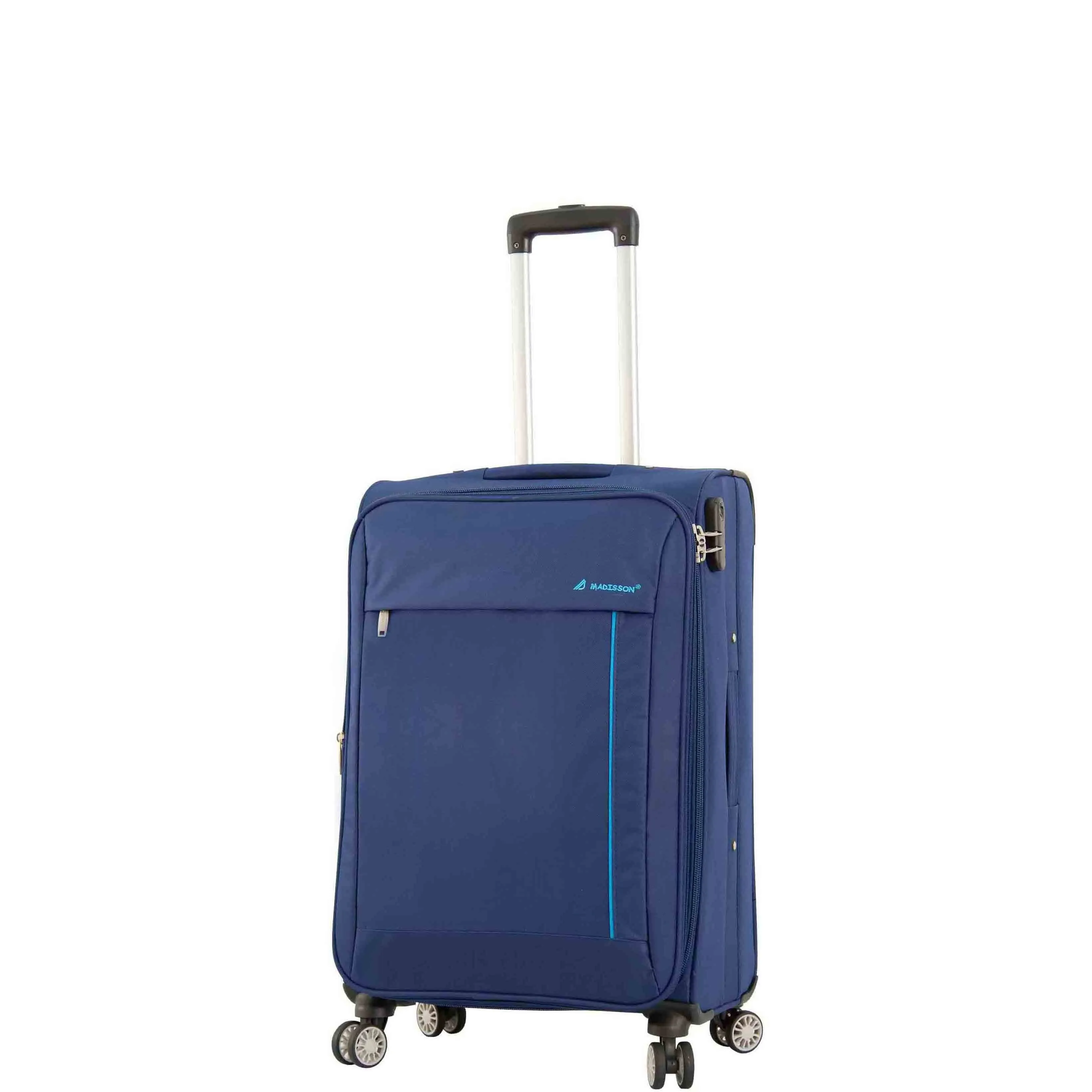 DR549 Expandable 8 Spinner Wheel Soft Luggage Navy