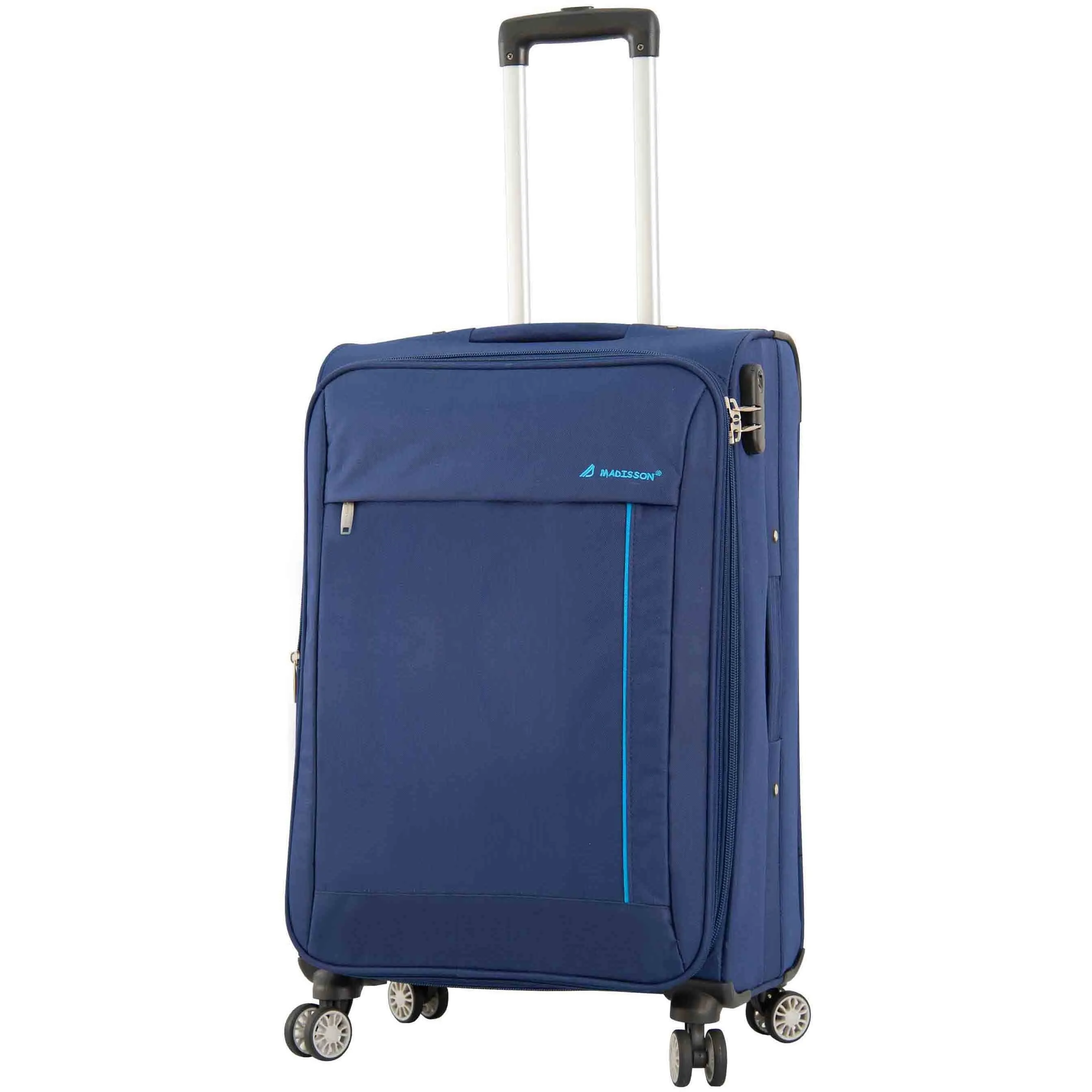 DR549 Expandable 8 Spinner Wheel Soft Luggage Navy