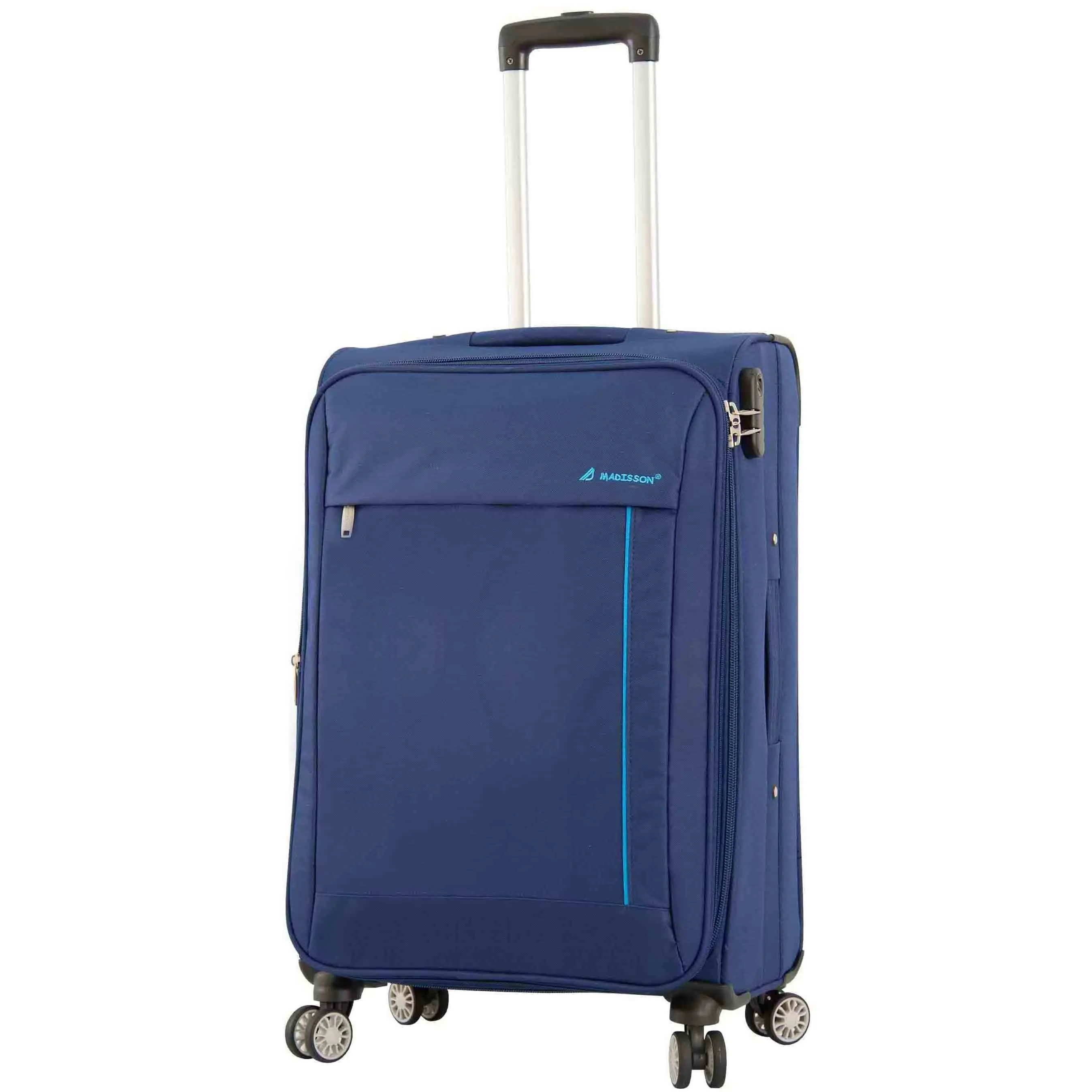 DR549 Expandable 8 Spinner Wheel Soft Luggage Navy