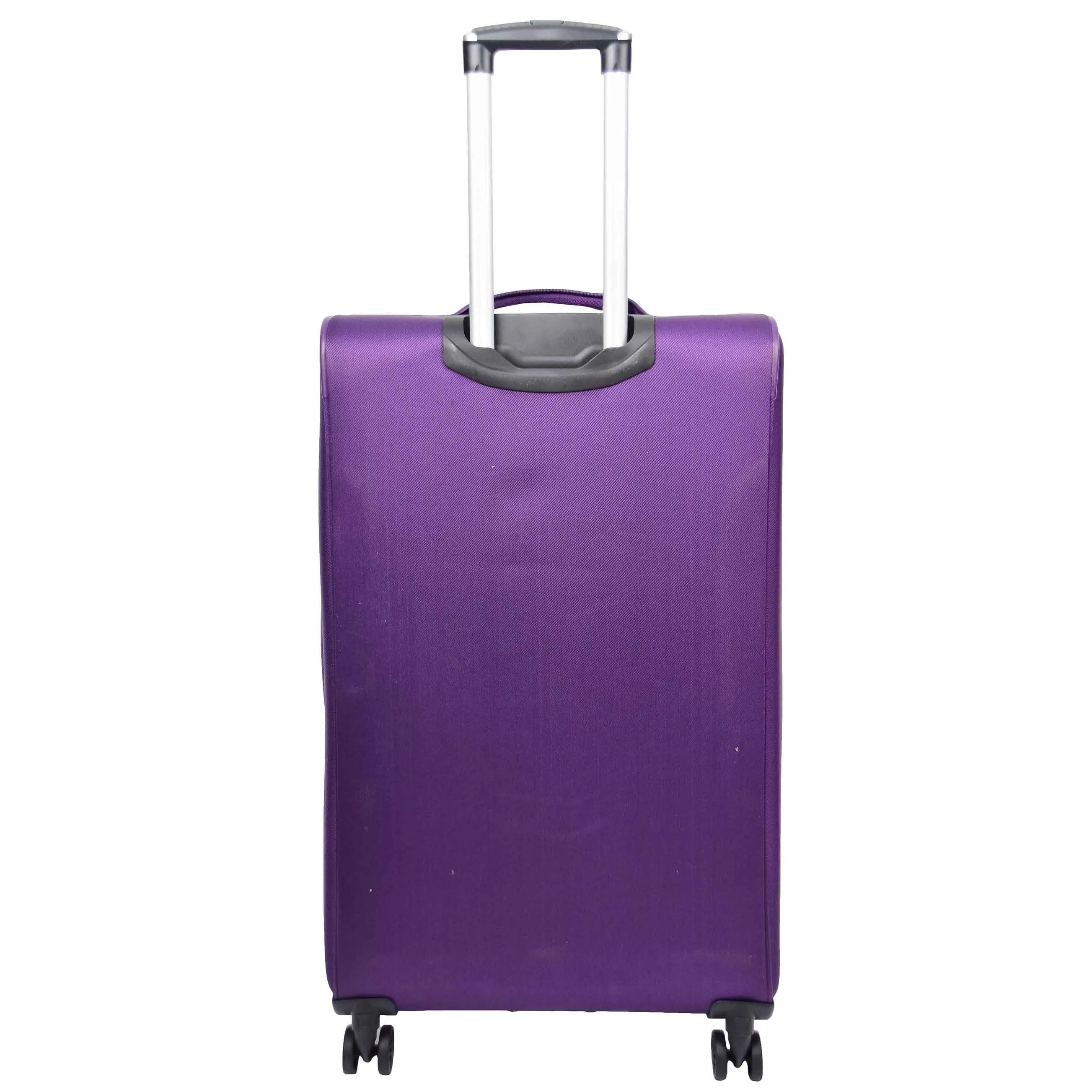 DR568 Soft Case Four Wheel Travel Luggage Suitcase Purple