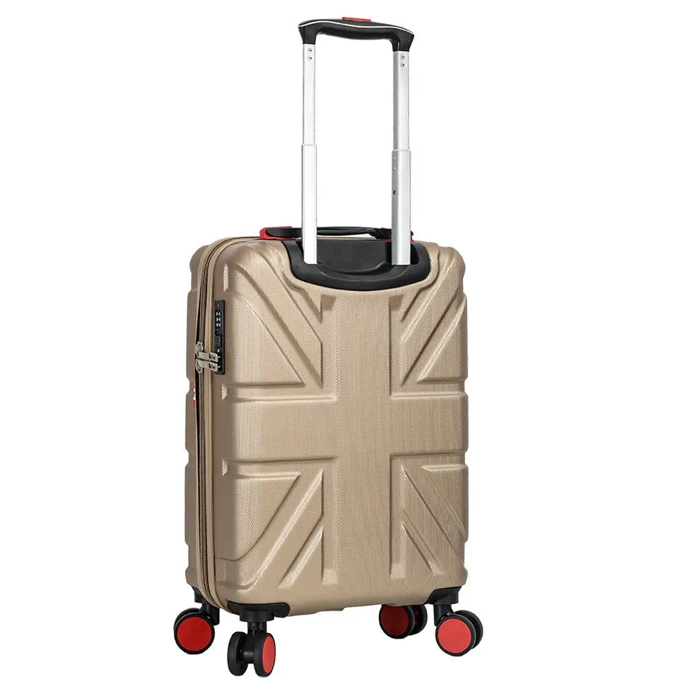 DR631 Hard Shell Four Spinner Wheeled Travel Suitcases Taupe