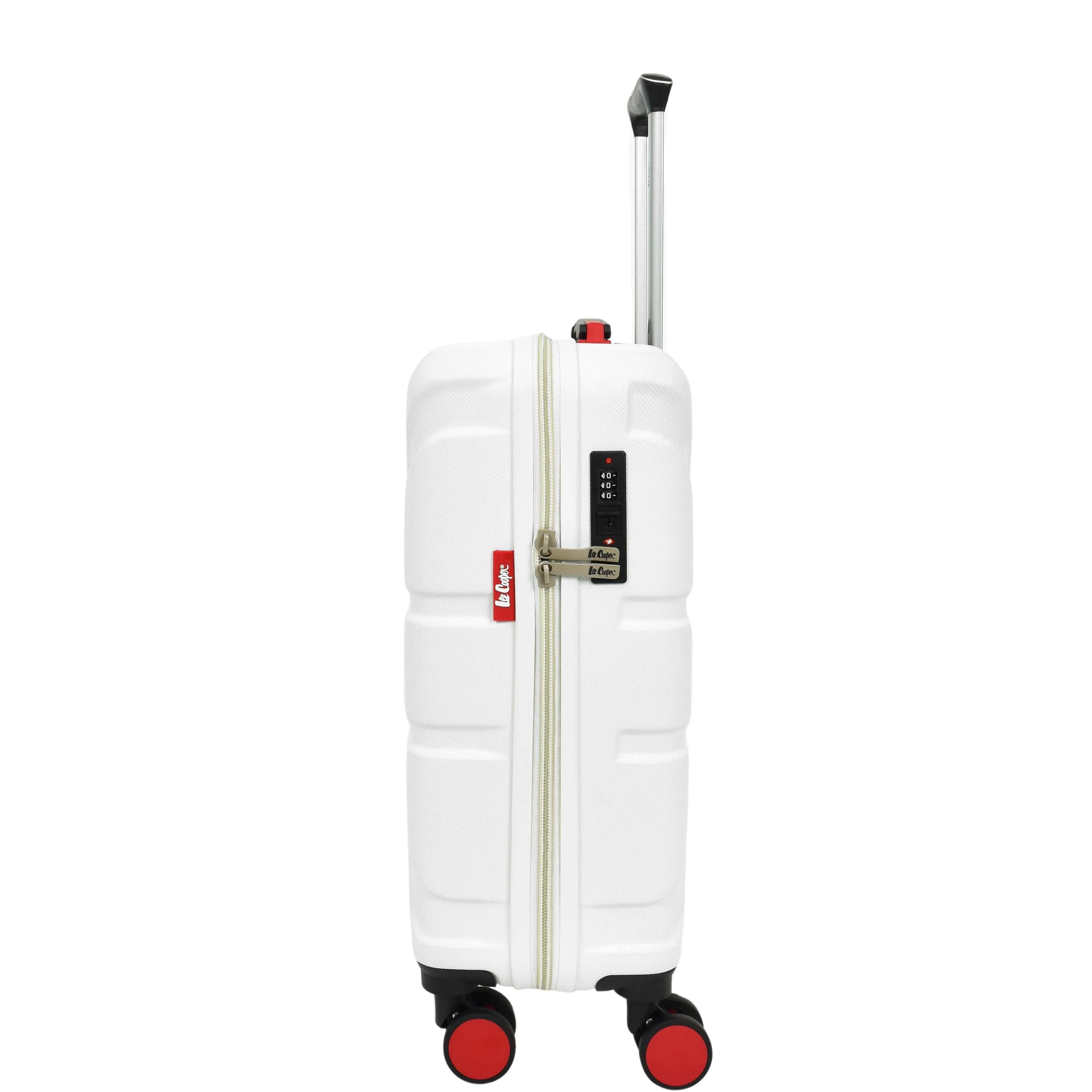 DR631 Hard Shell Four Spinner Wheeled Travel Suitcases White
