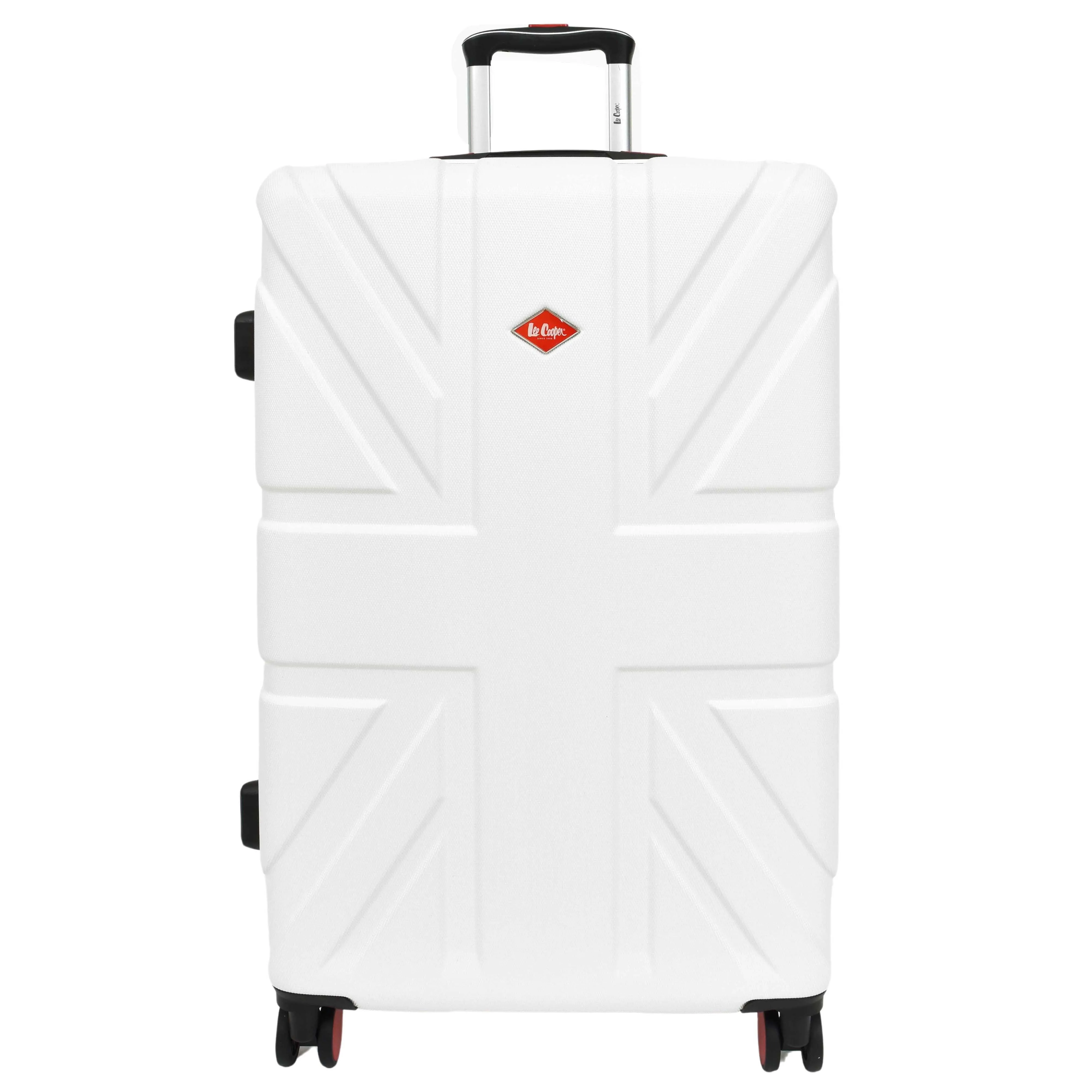 DR631 Hard Shell Four Spinner Wheeled Travel Suitcases White