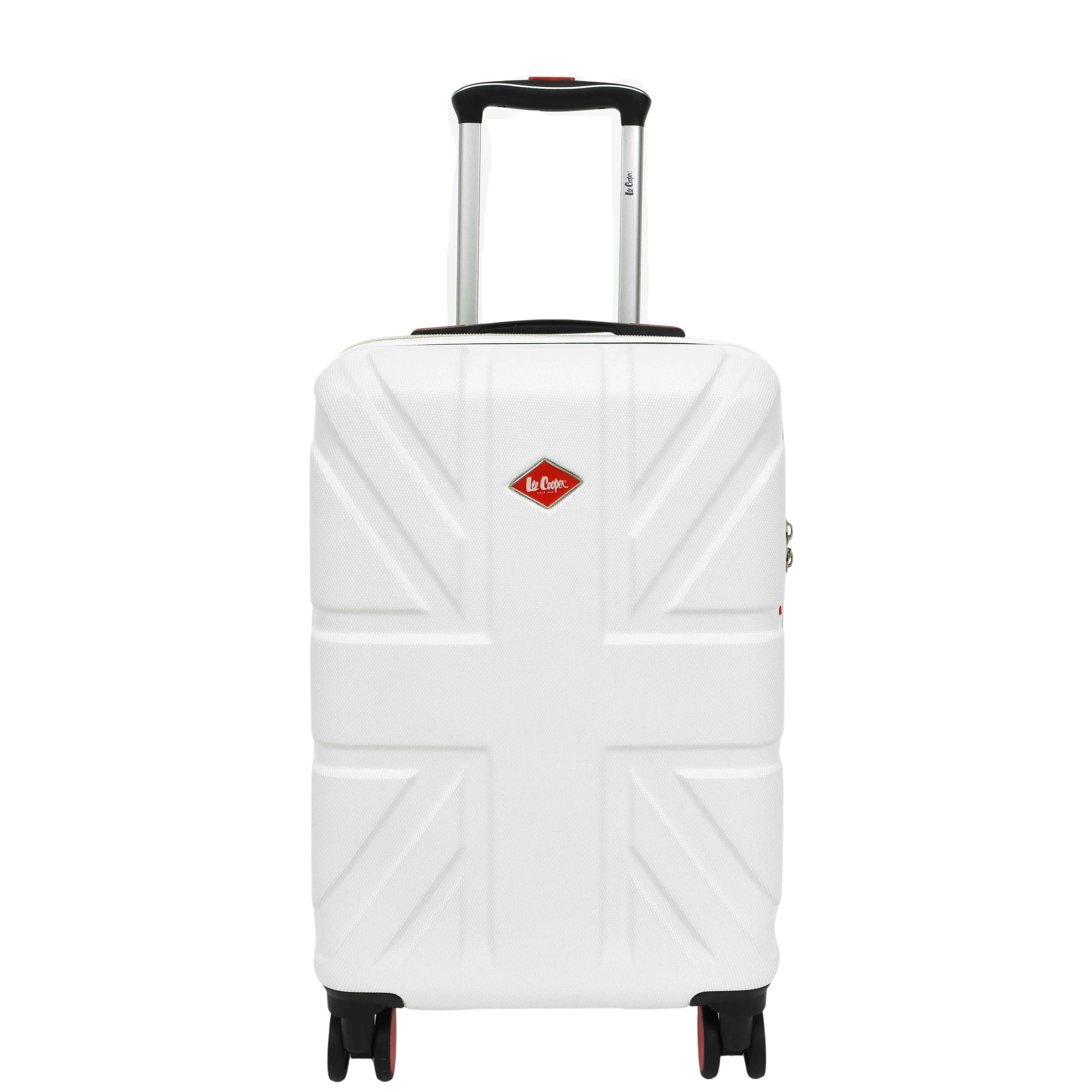 DR631 Hard Shell Four Spinner Wheeled Travel Suitcases White