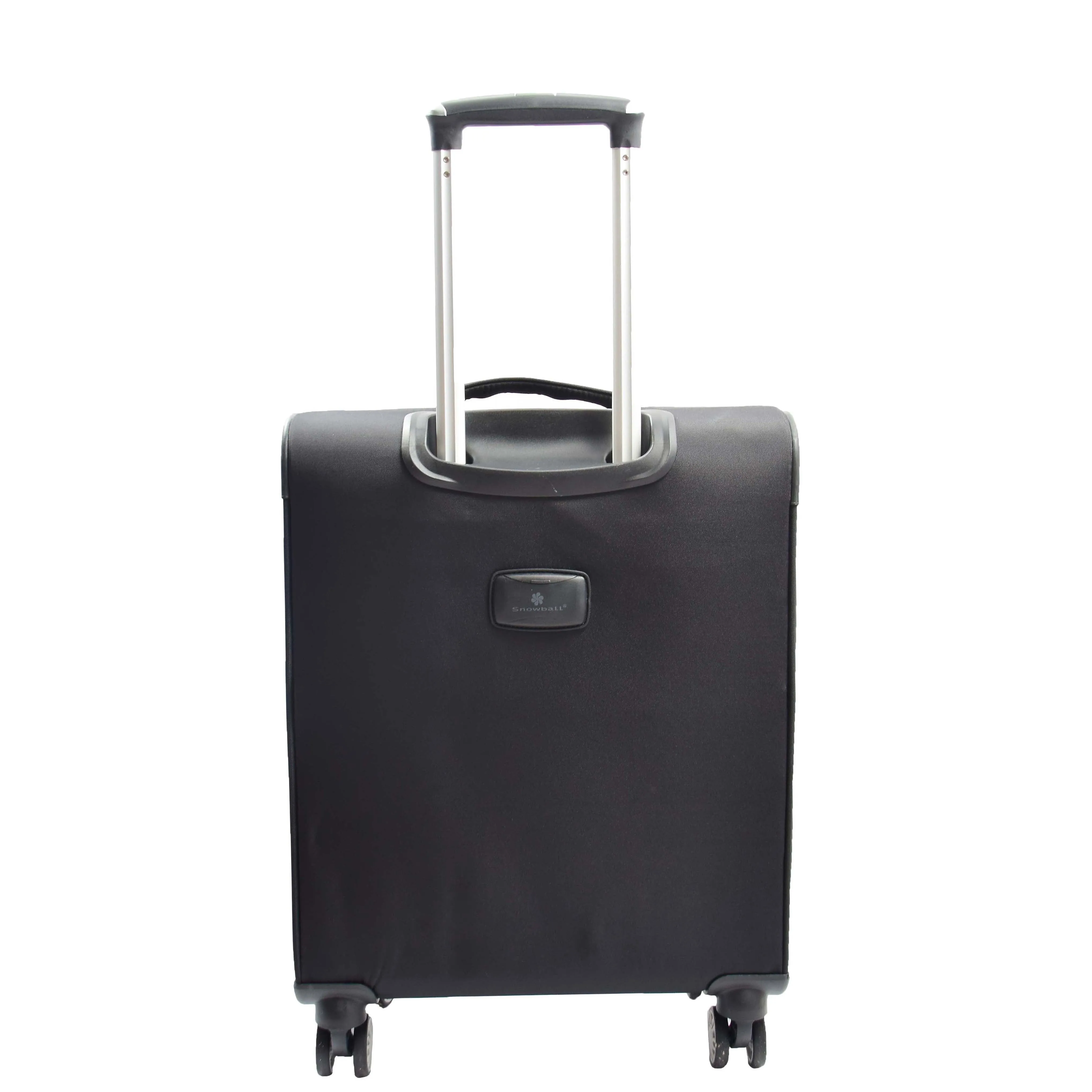 DR644 Soft Luggage Four Wheeled Suitcase With TSA Lock Black