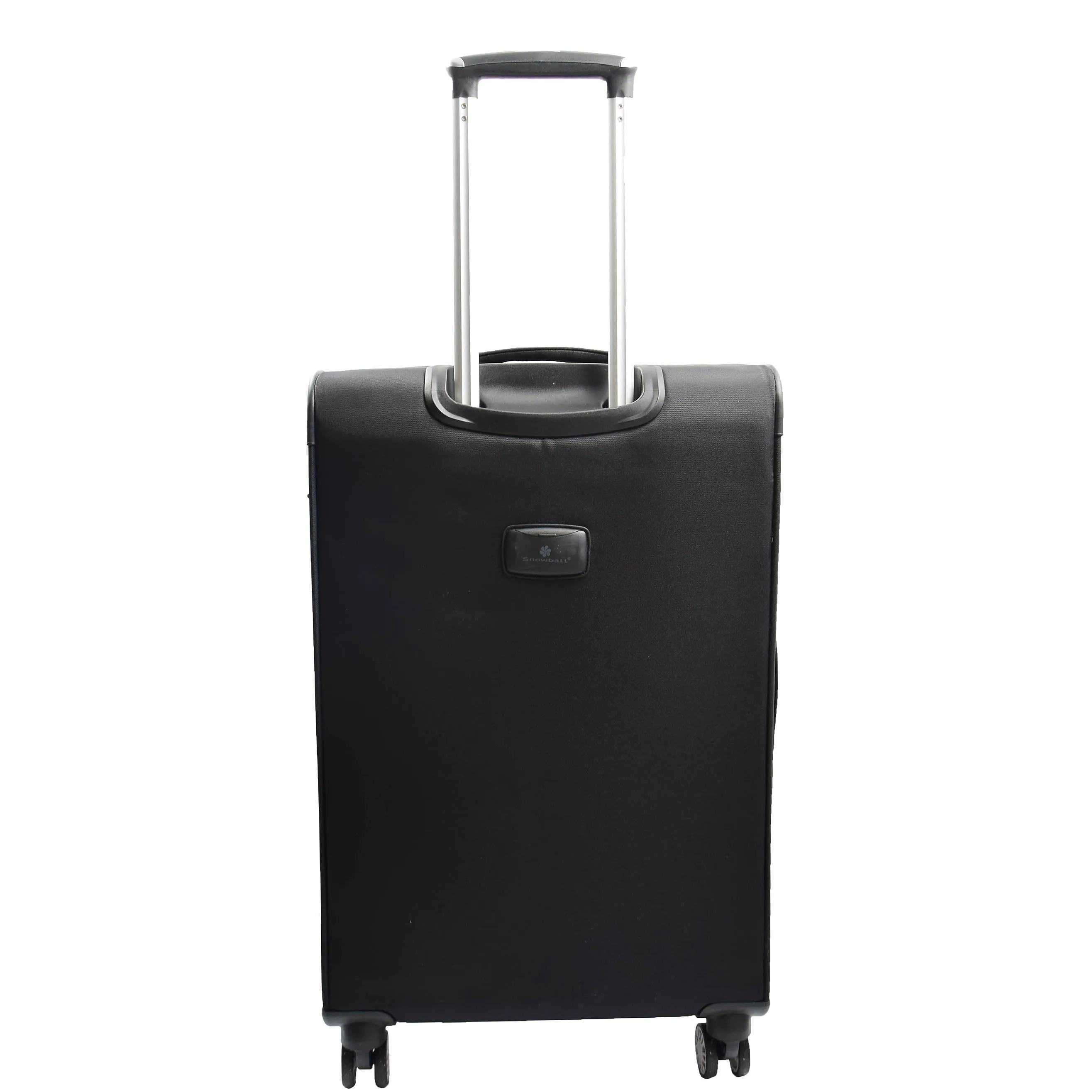 DR644 Soft Luggage Four Wheeled Suitcase With TSA Lock Black