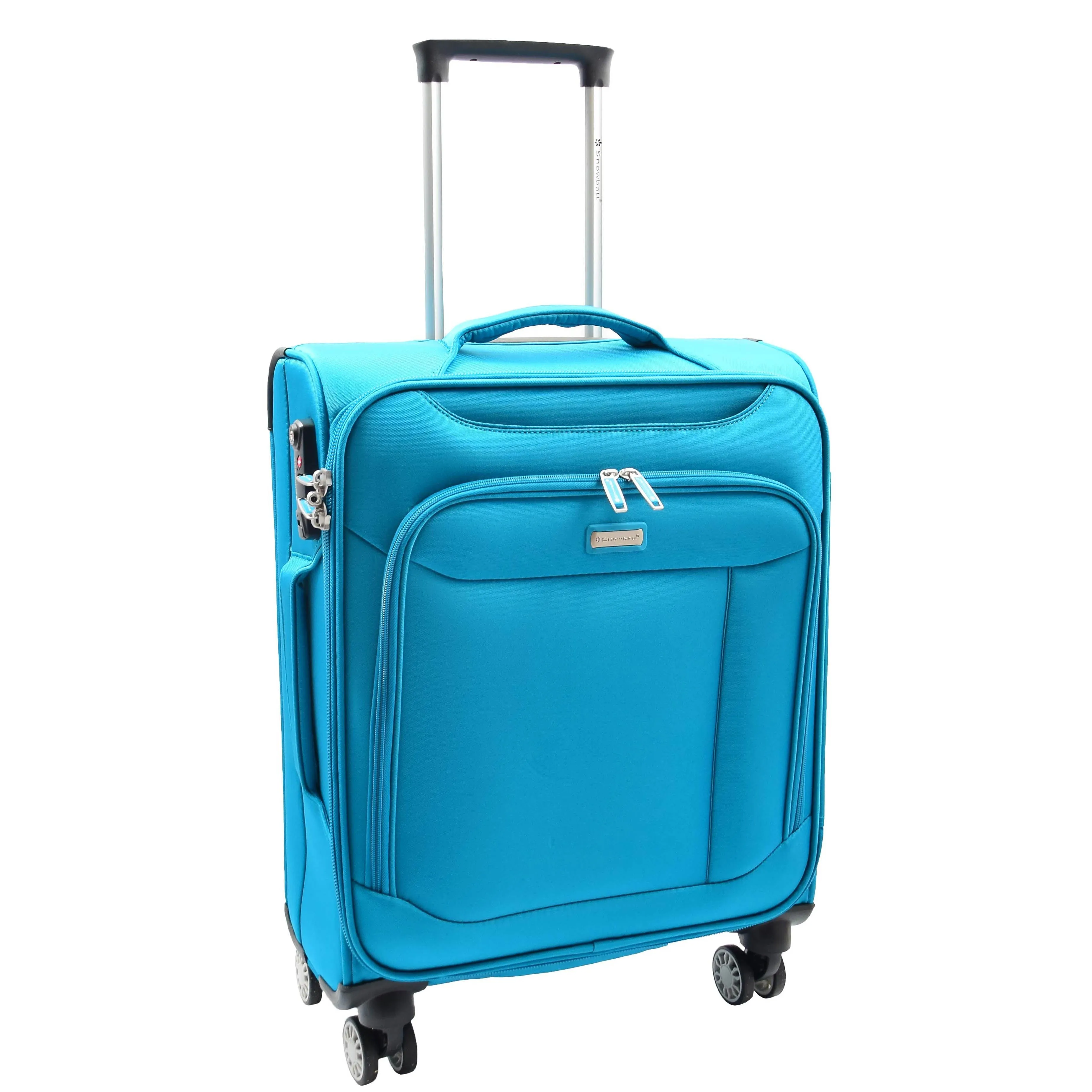 DR644 Soft Luggage Four Wheeled Suitcase With TSA Lock Teal