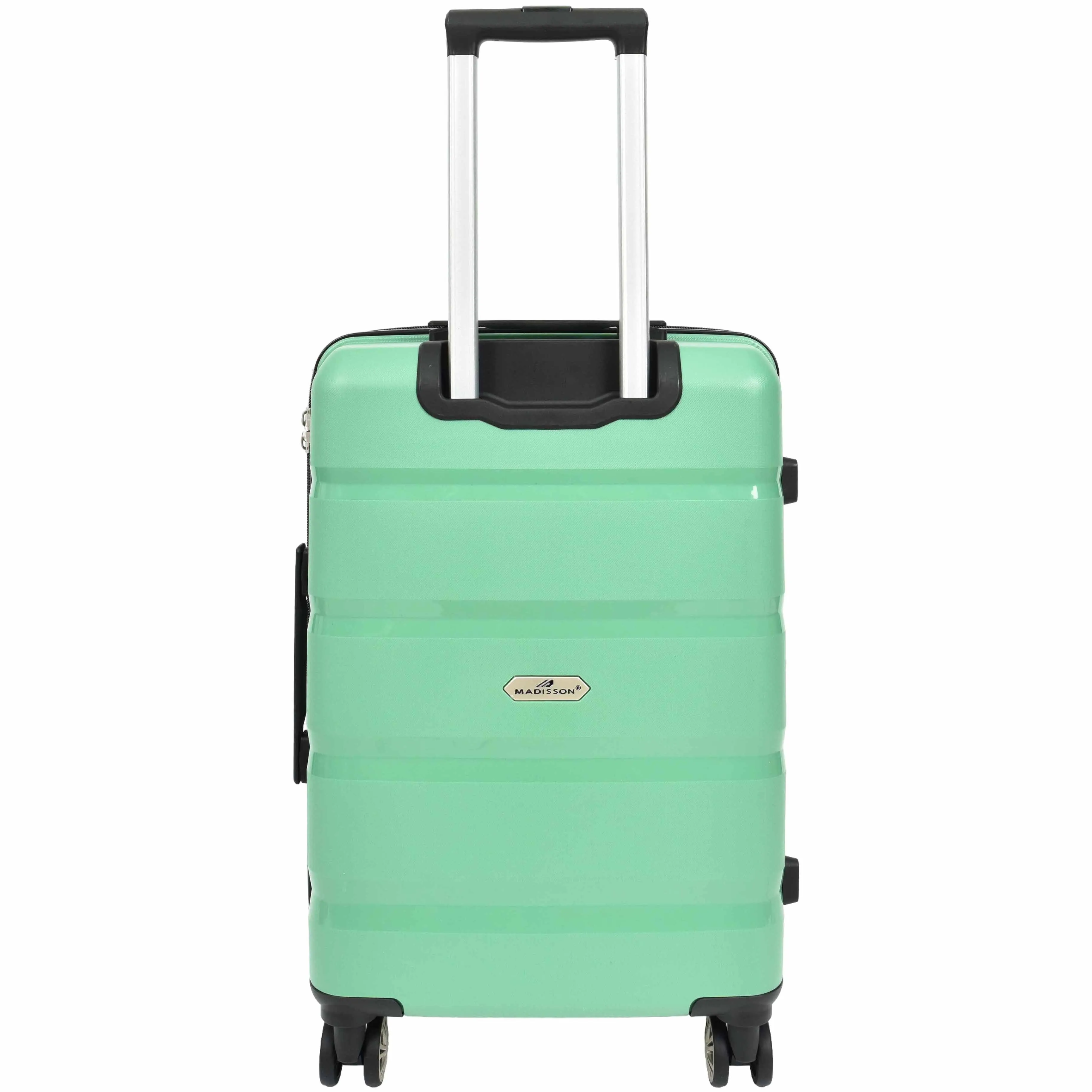 DR646 Expandable Travel Suitcases Hard Shell Four Wheel PP Luggage Lime