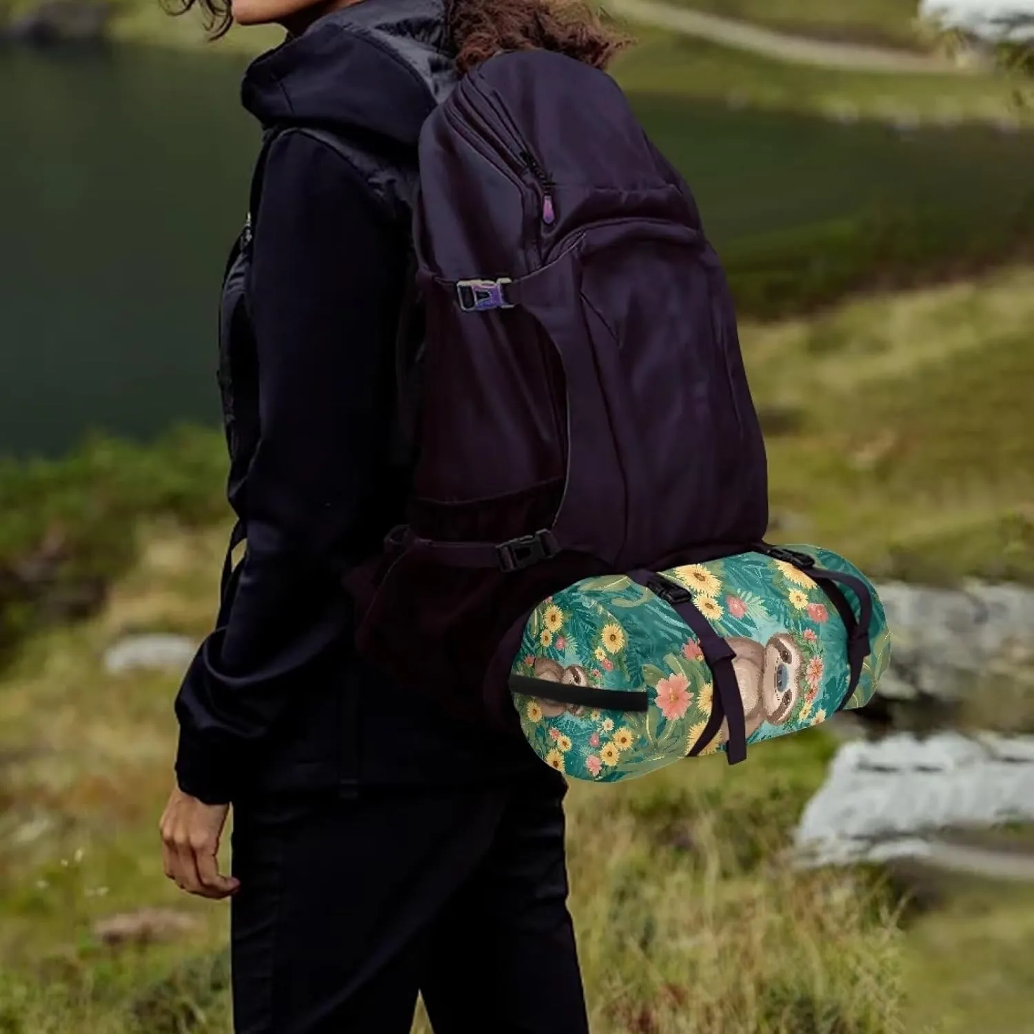 Drawstring Bags Stuff Sack Set 3 Camping Gear Sleeping Bag Stuff Sack for Travel Campsites Trekking