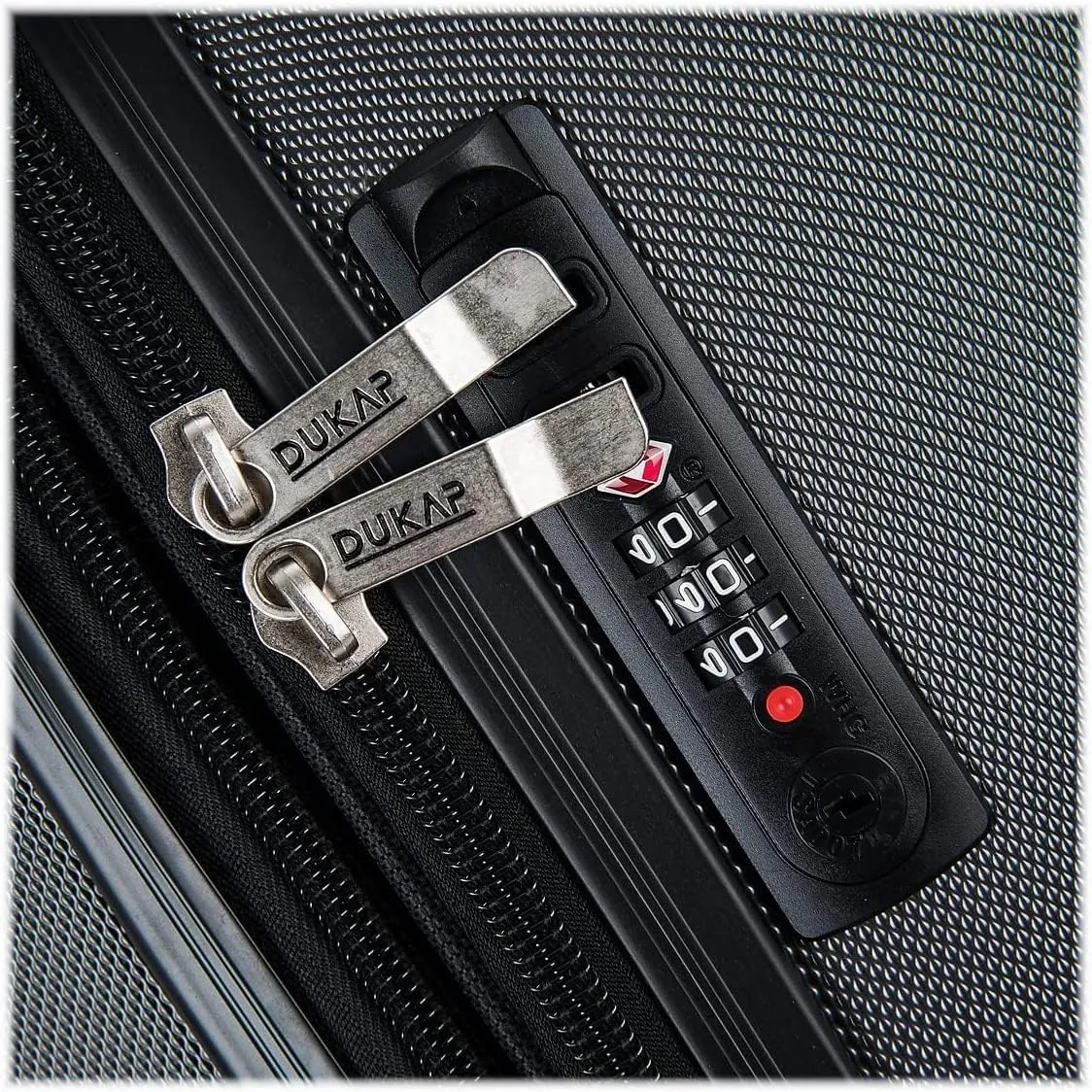 DUKAP INTELY Hardside Luggage Set with Spinner Wheel | Spacious Traveling Suitcase, Travel Suitcases with TSA Lock and Ergonomic GEL Handle | 2 Piece Set (20"/32") | Grey
