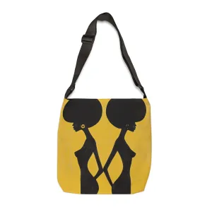 DUO MODERN "Golden Elegance" Adjustable Tote Bag