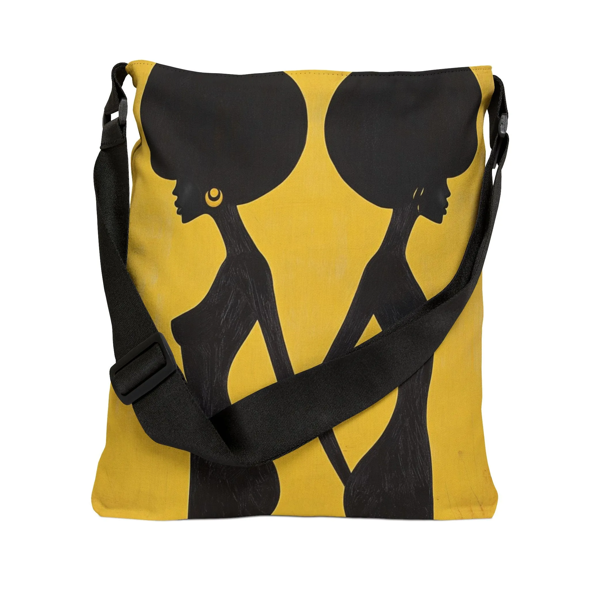 DUO MODERN "Golden Elegance" Adjustable Tote Bag