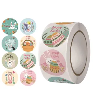 Easter Rabbit Gift Stickers