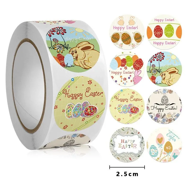 Easter Rabbit Gift Stickers