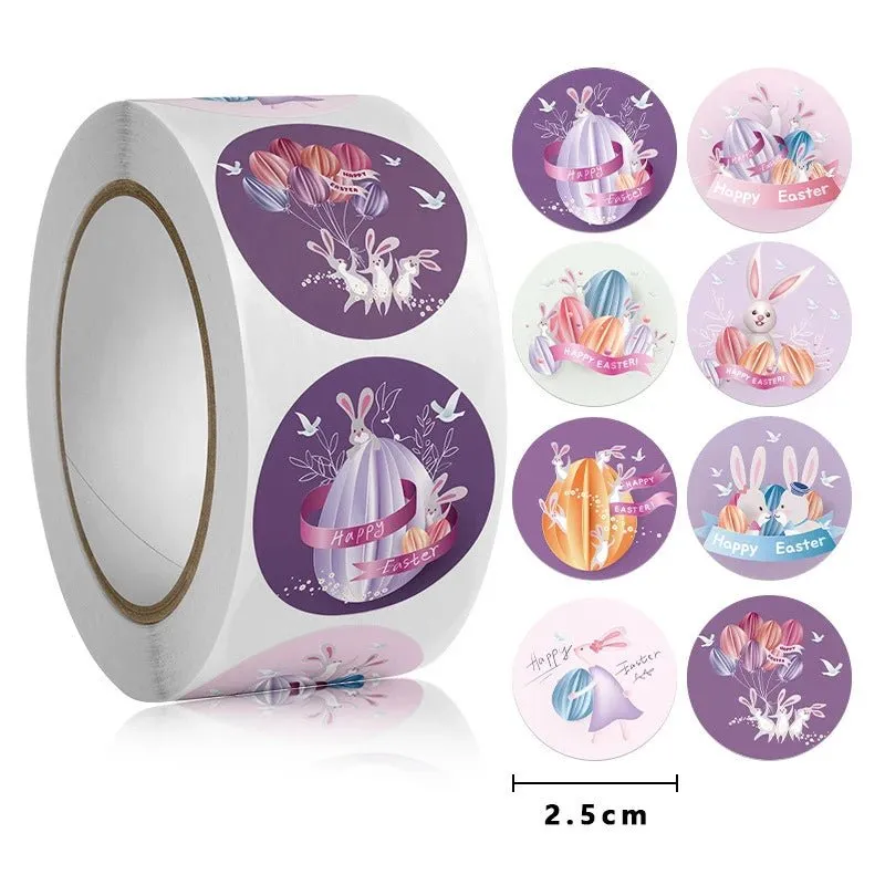 Easter Rabbit Gift Stickers