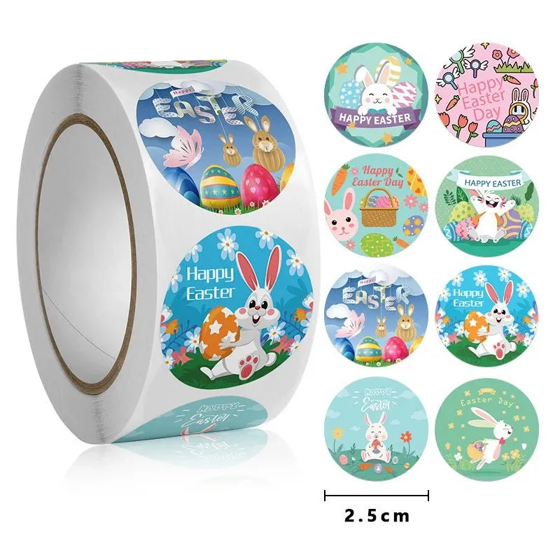 Easter Rabbit Gift Stickers