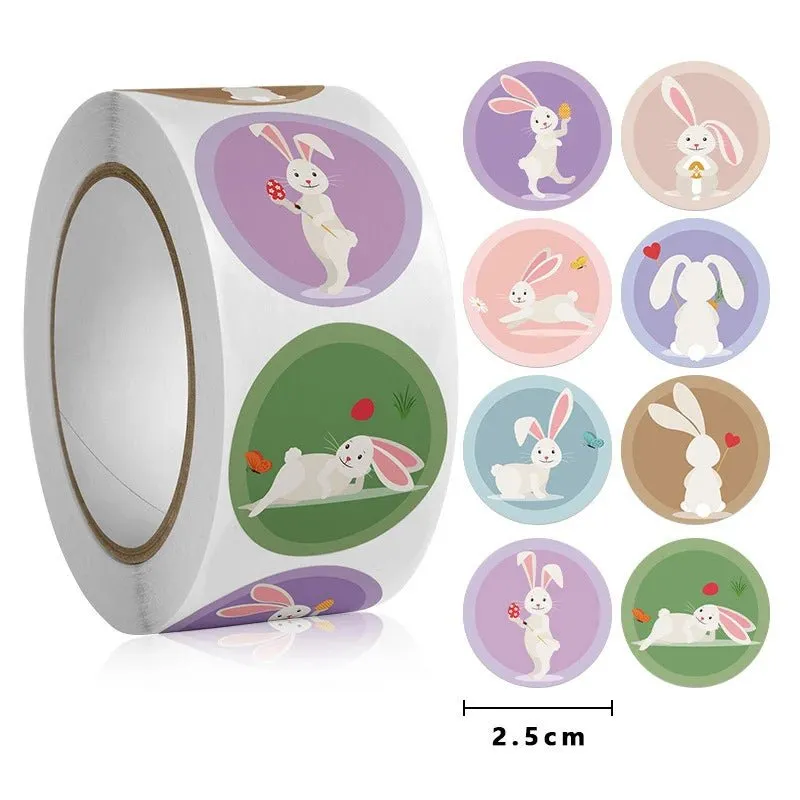 Easter Rabbit Gift Stickers