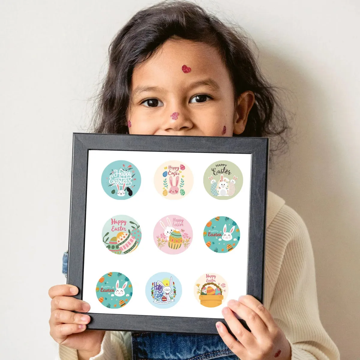 Easter Rabbit Gift Stickers