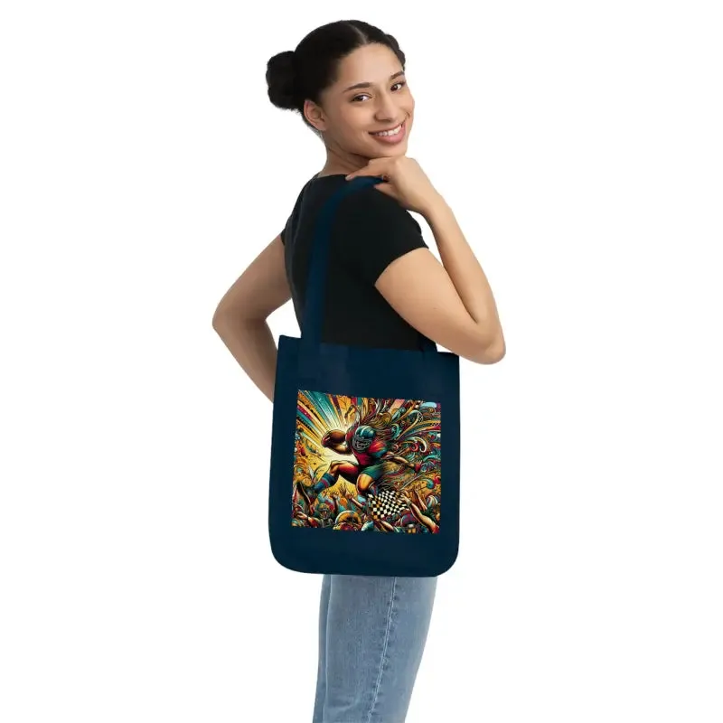 Eco Friendly Football Canvas Tote Bag Trendsetter