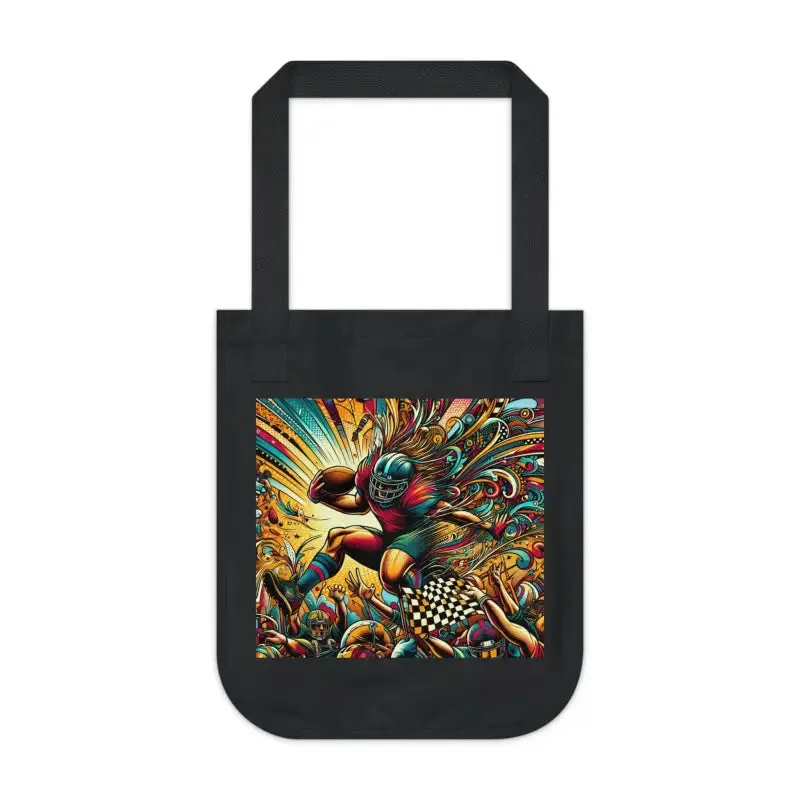 Eco Friendly Football Canvas Tote Bag Trendsetter