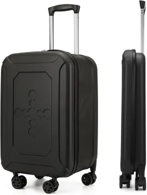 ELDA Collapsible Suitcase Checked Fully Foldable Luggage Hardshell Carry-On Rolling Suitcases with Silent Spinner Wheels,Combination Lock Travel for Men Women (24-Inch)