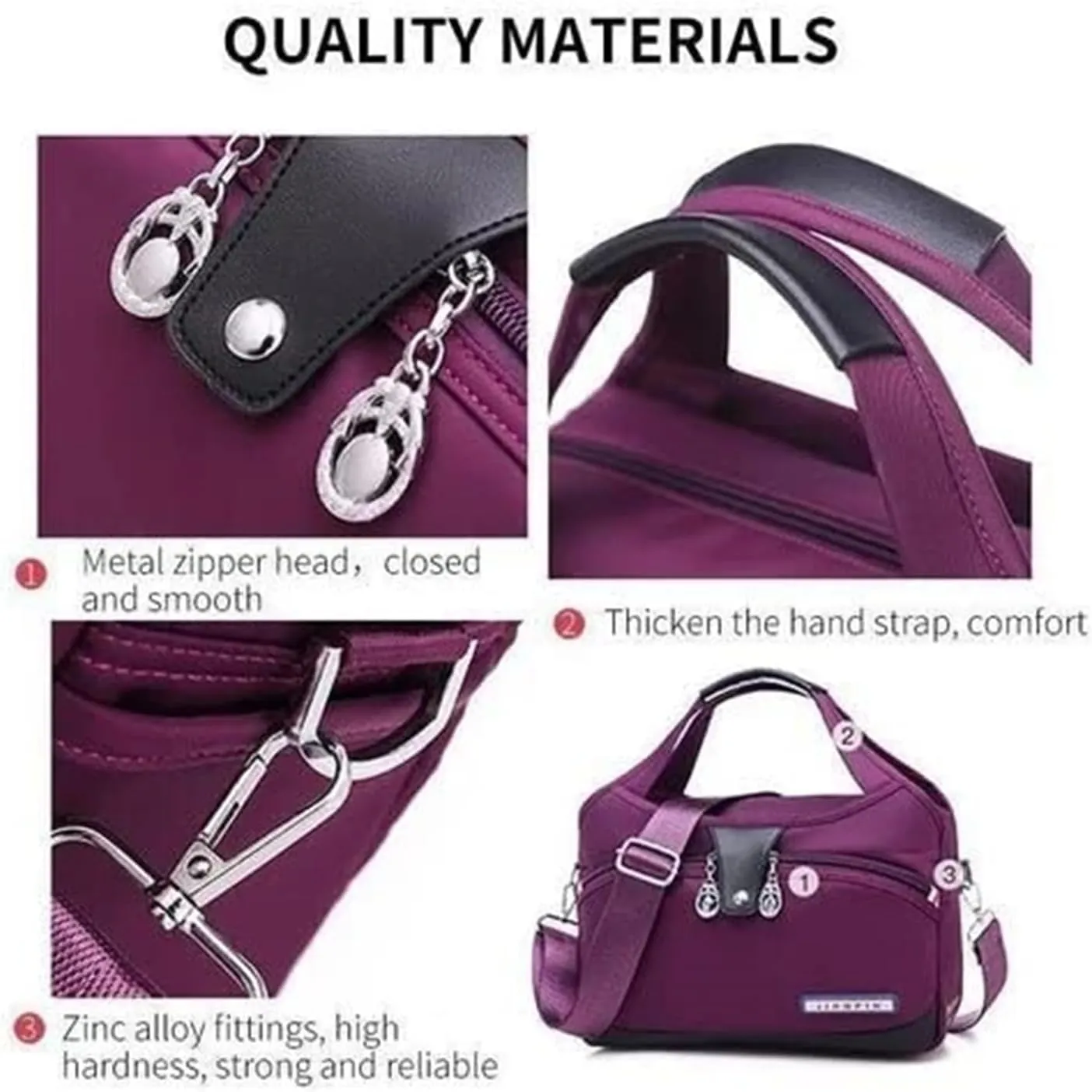 Emrefashion Bags, Women's Fashion Anti-Theft Handbag, Crossbody Bag, Shoulder Handbags, Waterproof Oxford Cloth (Green,One size)