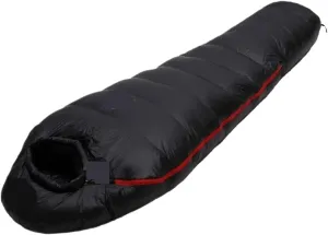 Extended Length 225cm Mummy Style White Goose Down Sleeping Bag for Tall Individuals - Ideal for Heights Up to 200cm