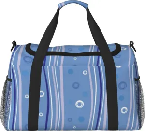 Fashion Circle Travel Duffel Bag Large Foldable Waterproof Overnight Bag For Beach Swim Bags Pool Sports Gym