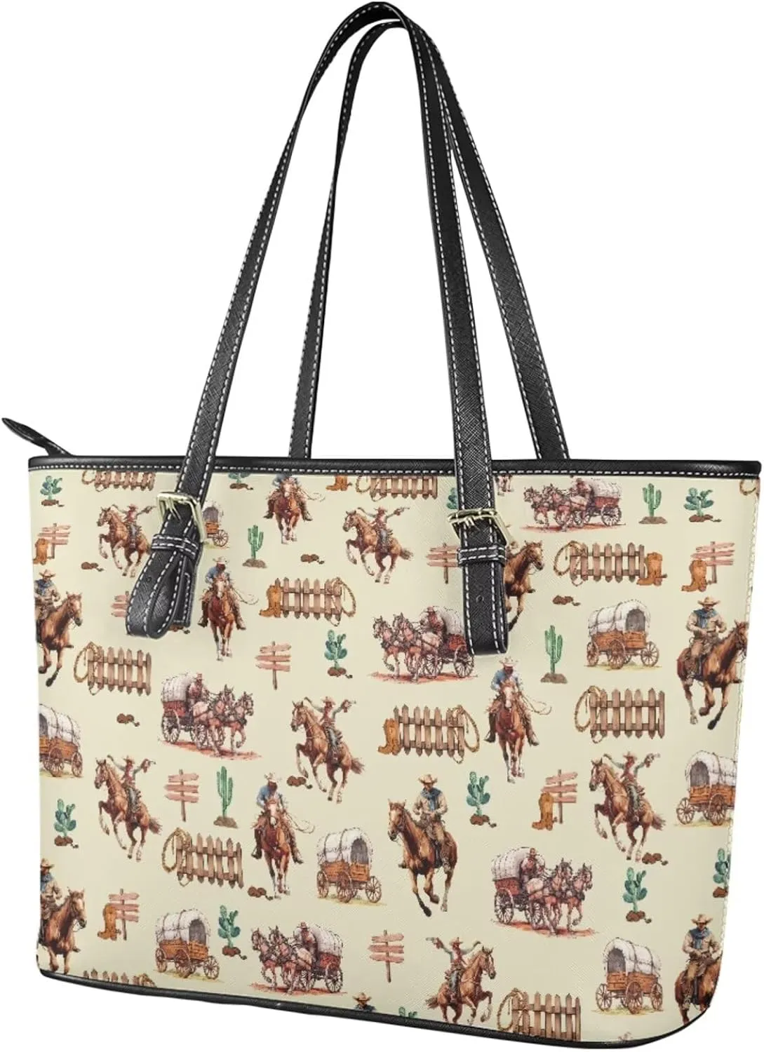 Fashion Purses and Wallets Set for Women 2 Piece Tote Bag Large Capacity Travel Totes