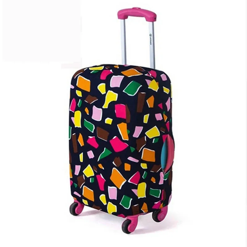 Fashionable Suitcase Cover with Heart-Shaped Design