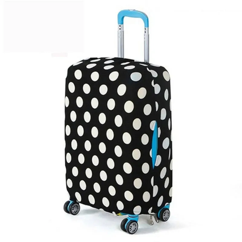 Fashionable Suitcase Cover with Heart-Shaped Design