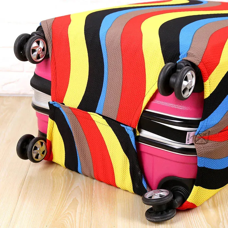 Fashionable Suitcase Cover with Heart-Shaped Design