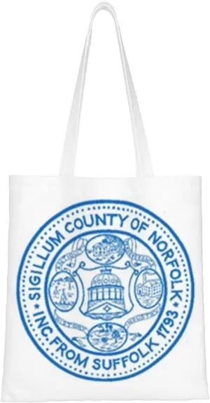 Flag Of Norfolk County, Massachusetts Tote Bag for Women Canvas Shopping Bags Reusable Large Capacity Casual Shoulder Handbags Grocery Bags
