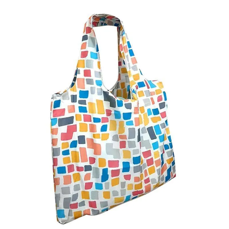Foldable Waterproof Shopping Bags 1PC 3Colours