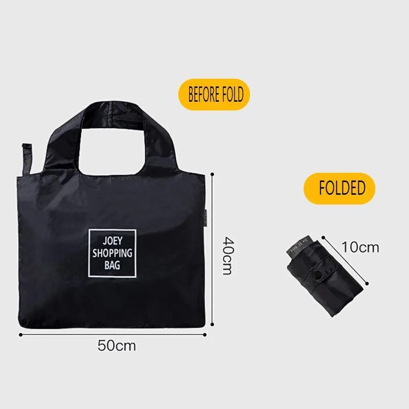 Foldable Waterproof Shopping Bags 1PC 3Colours