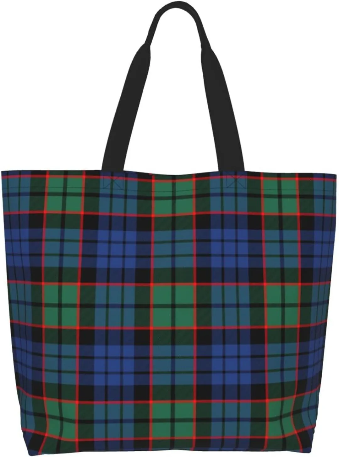 Forbes Ancient Tartan Tote Bag For Women Weekender Travel Bag Reusable Grocery Bags Large Totes Handbags