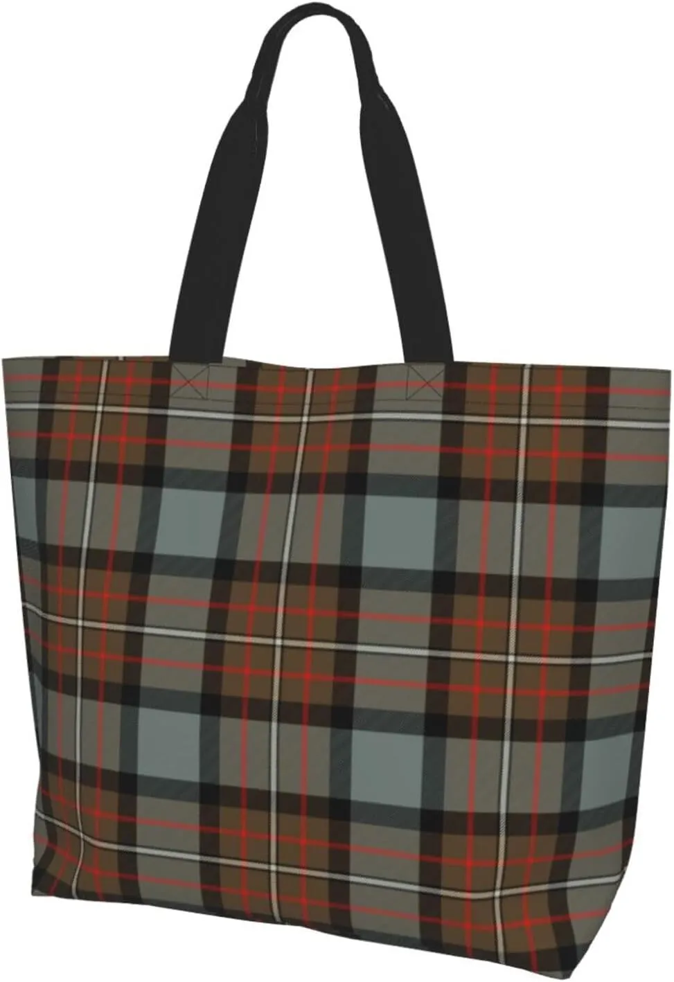 Forbes Ancient Tartan Tote Bag For Women Weekender Travel Bag Reusable Grocery Bags Large Totes Handbags