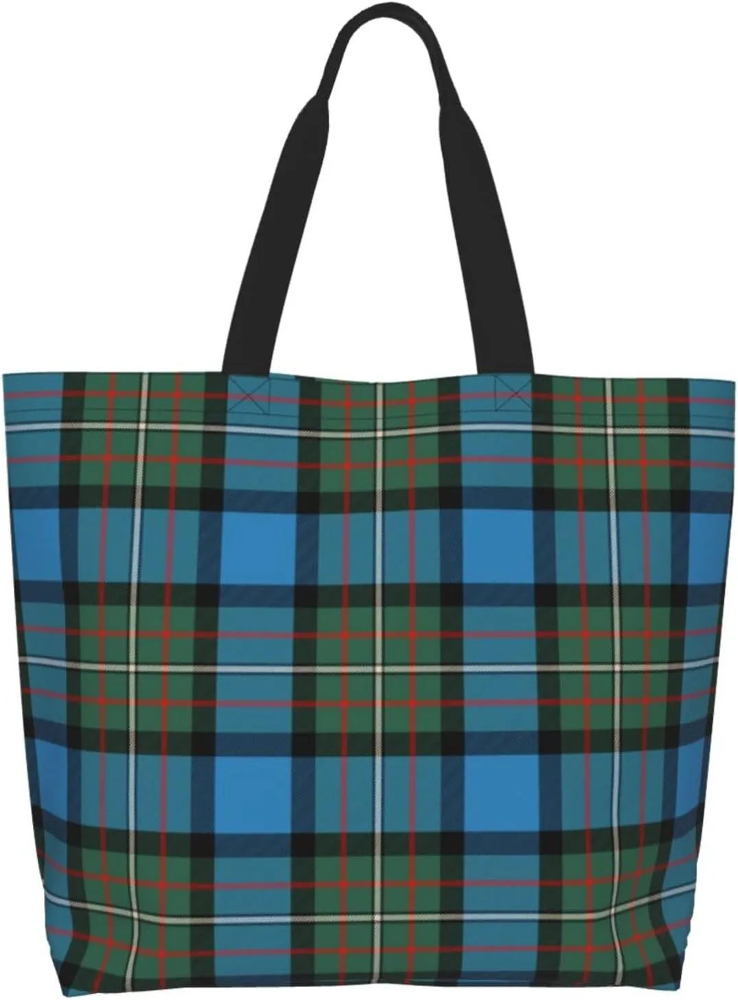 Forbes Ancient Tartan Tote Bag For Women Weekender Travel Bag Reusable Grocery Bags Large Totes Handbags