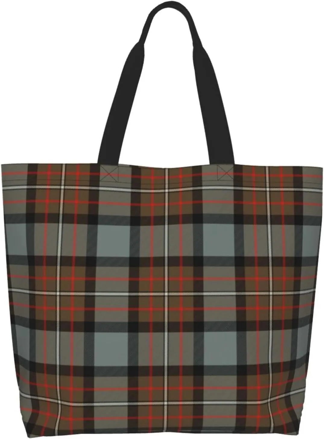 Forbes Ancient Tartan Tote Bag For Women Weekender Travel Bag Reusable Grocery Bags Large Totes Handbags