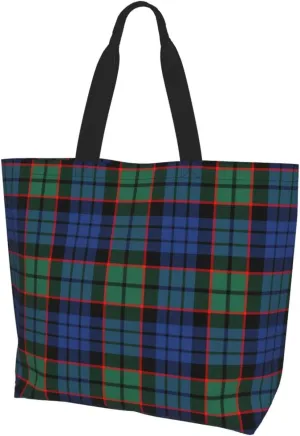 Forbes Ancient Tartan Tote Bag For Women Weekender Travel Bag Reusable Grocery Bags Large Totes Handbags
