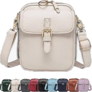 Forcipower Crossbody Bag, Urvashi Crossbody Leather Bag for Women, Anti-Theft Vintage Shoulder Messenger Bags