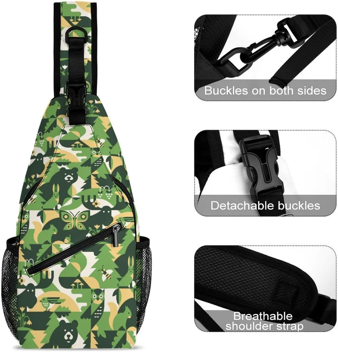 Funny Dragonflies Versatile And Convenient Multipurpose Crossbody Bag - Perfect for Travel And Hiking