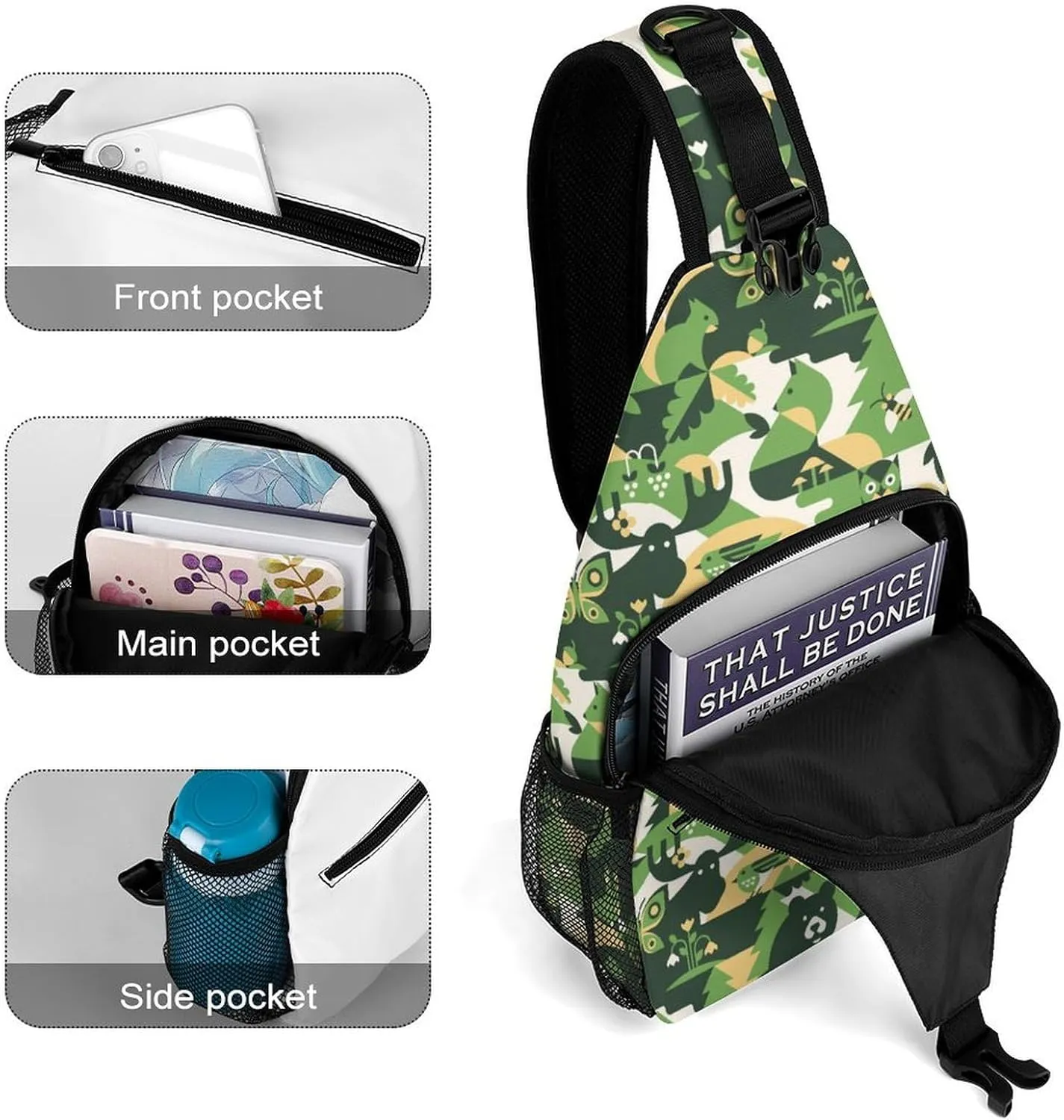 Funny Dragonflies Versatile And Convenient Multipurpose Crossbody Bag - Perfect for Travel And Hiking