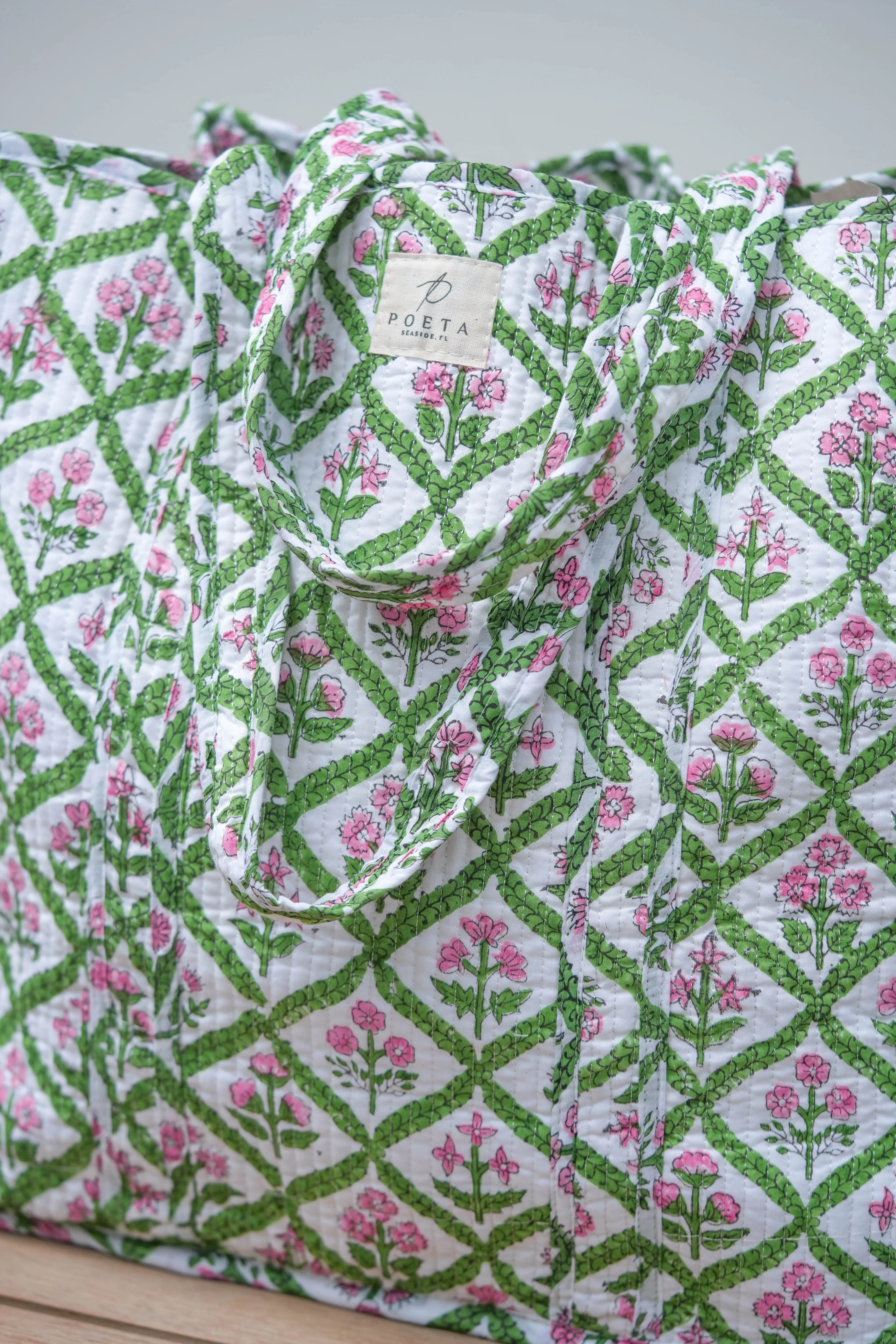 Garden Lattice Tote