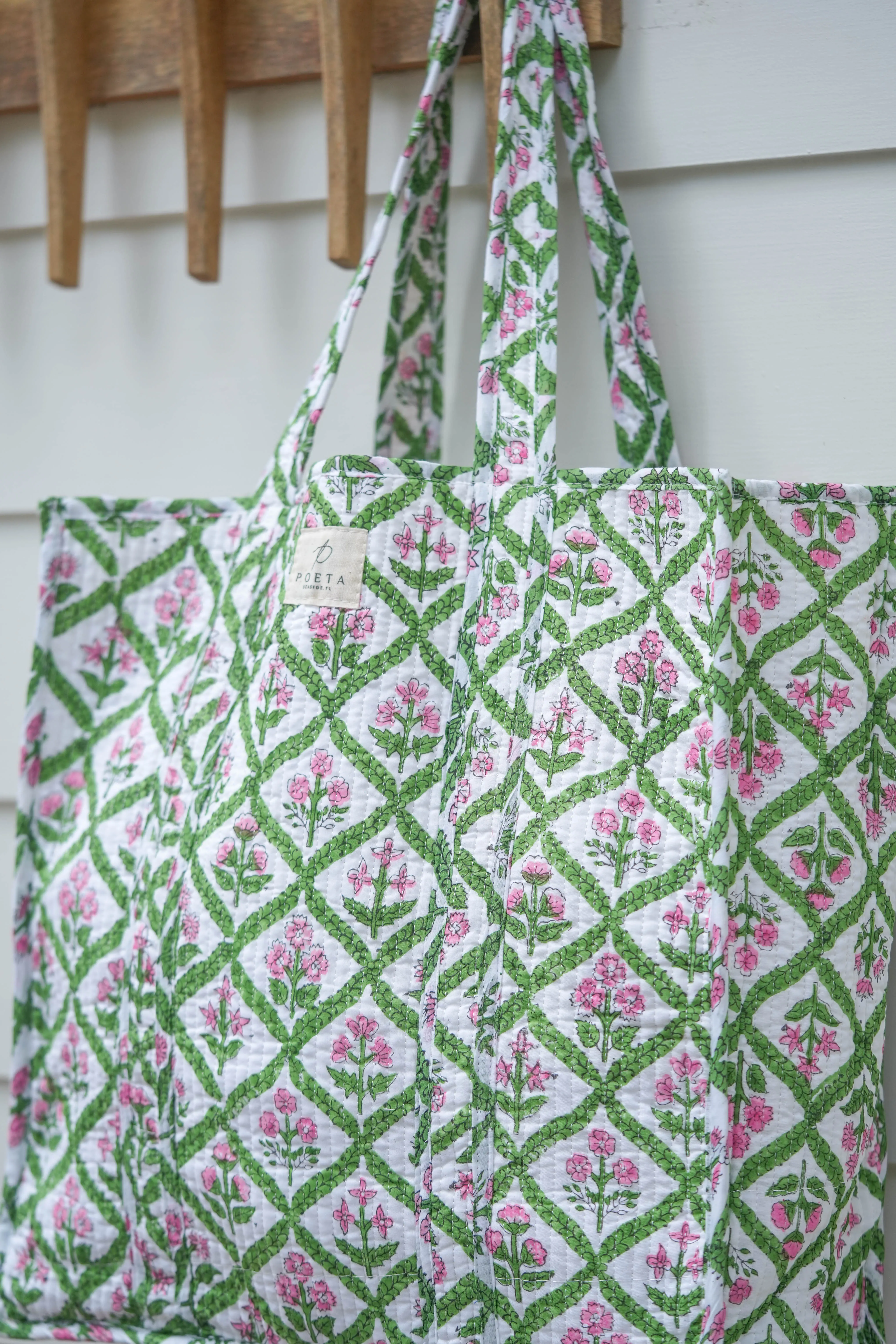 Garden Lattice Tote