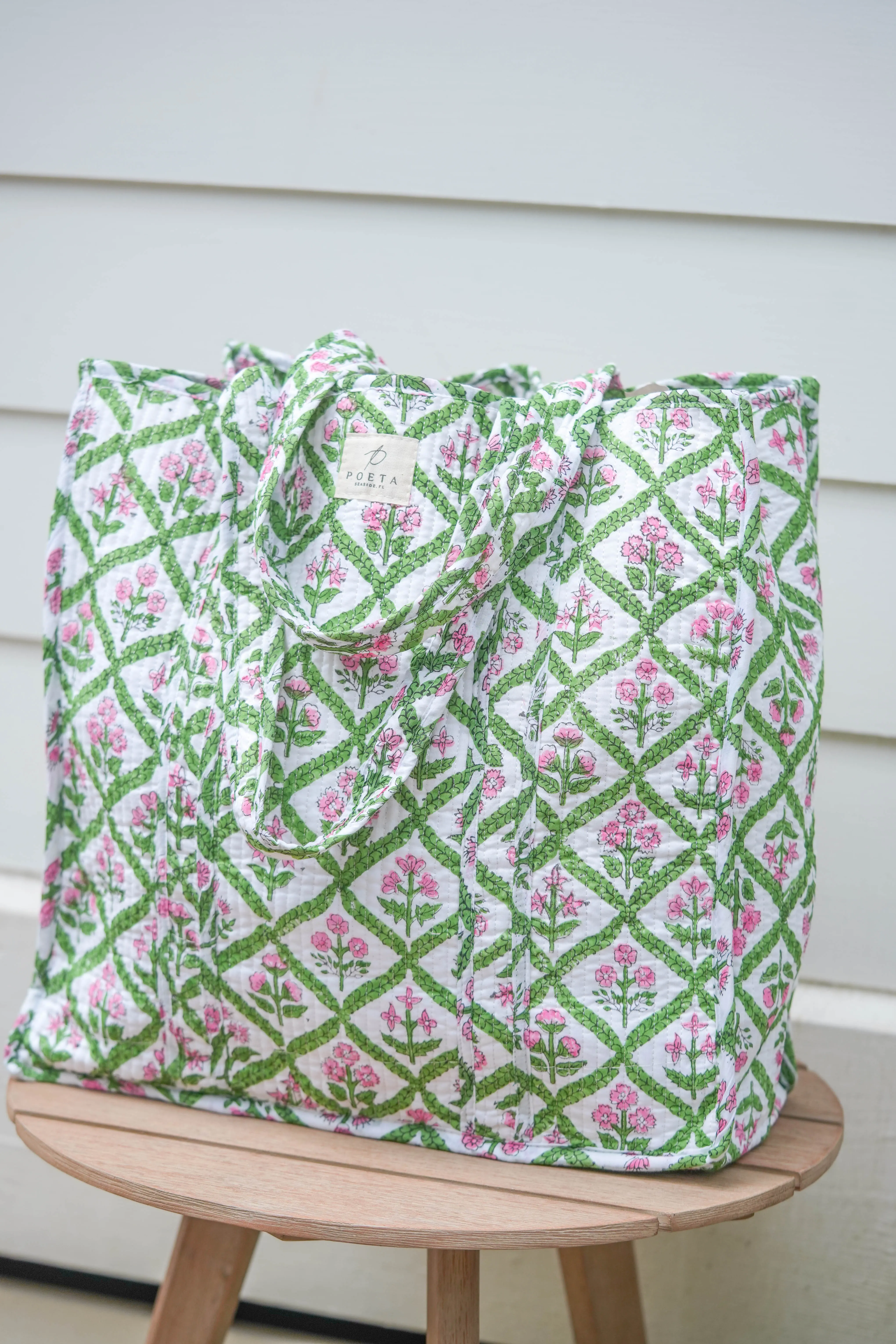 Garden Lattice Tote