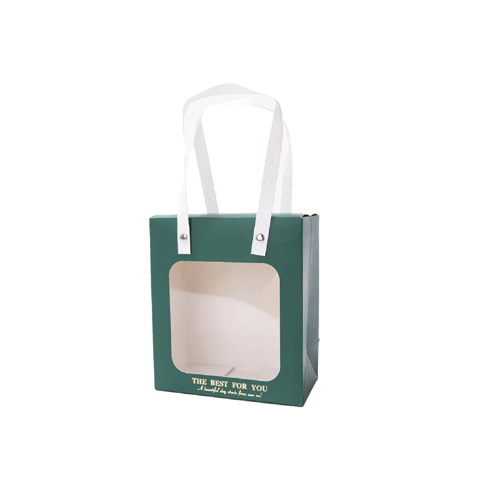 Gift Presentation with Window Gift Bags 3 Colors 20PCS