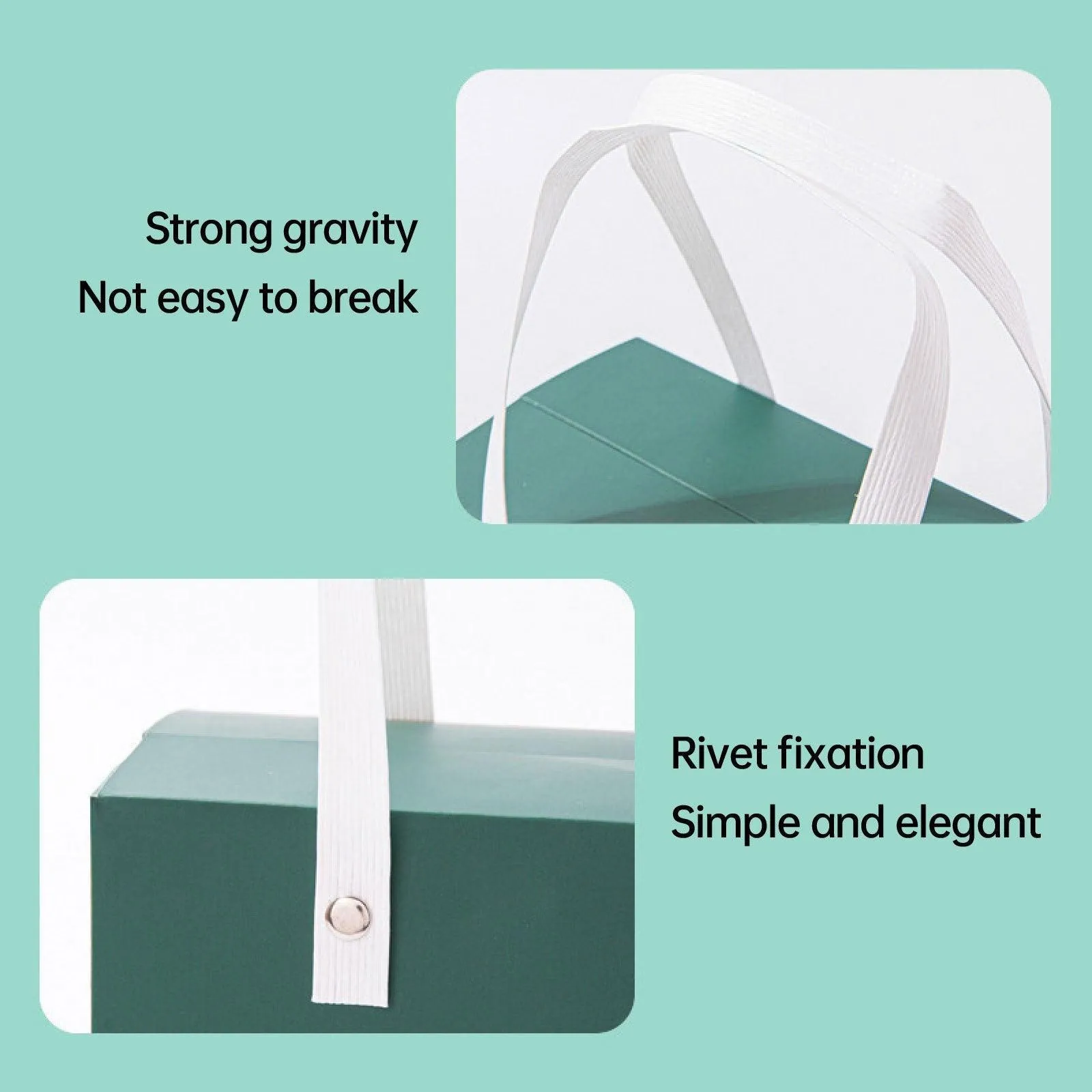 Gift Presentation with Window Gift Bags 3 Colors 20PCS